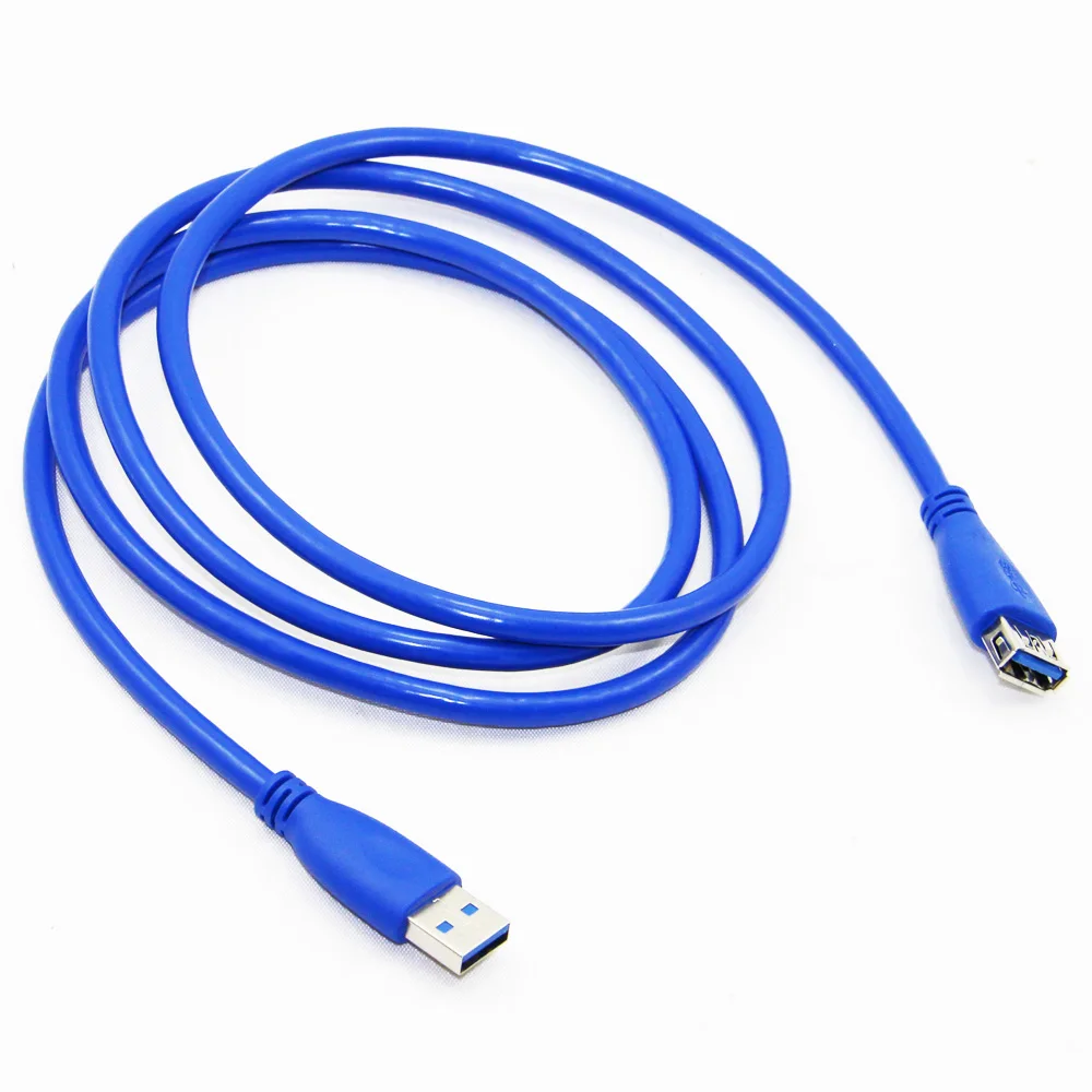 1 5 м футов USB 3 0 удлинитель Мужской и Женский M/F 9 + ядро двойное экранирование
