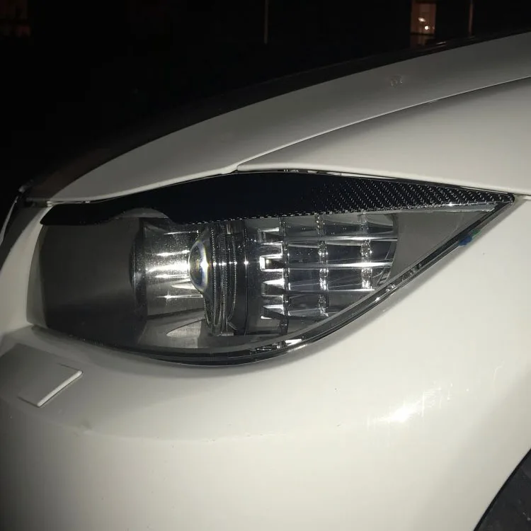 2 шт. автомобильные фары из углеродного волокна для BMW E90 E91 2005 2006 2007 2008 2009 2010 2011