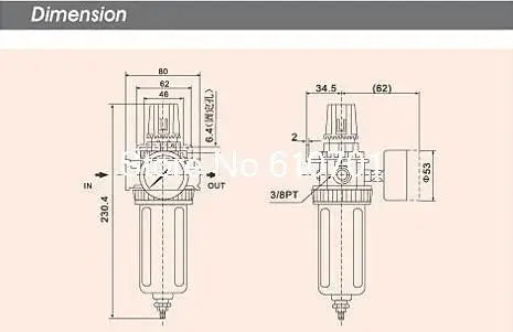 Пневматический воздушный фильтр BSP 1/2 &quotдля SFR 400 200|pneumatic air filter regulator|air regulatorfilter
