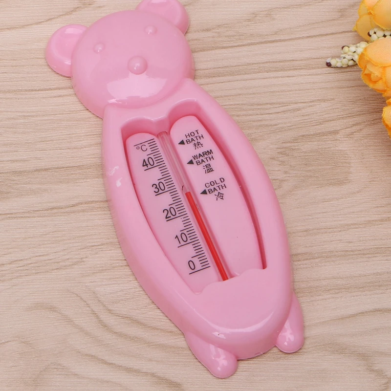 Плавающий Детский термометр с милым медведем плавающий детский пластиковый