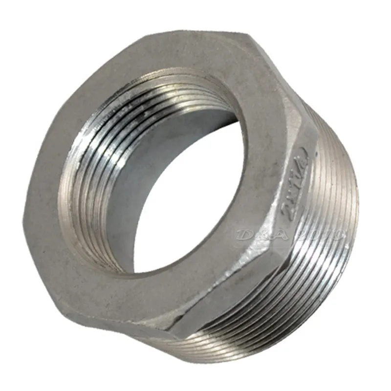 Megaron 2 &quotMale x 1-1/4&quot Female DN50 to DN32 втулка редуктора BSPT Резьба из нержавеющей стали SS 304