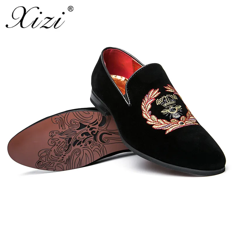 XIZI 2020 men luxury formal Shoes Male Top and Back casual leather Fashion Men Velvet Loafers Casual mens dress shoe | Обувь