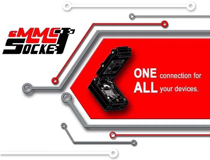 Новейший усилитель EMMC инструмент с EMMC гнездо устройства поддержка EMMC коробка легкий JTAG плюс UFI коробка кормовая коробка Медуза pro BOX