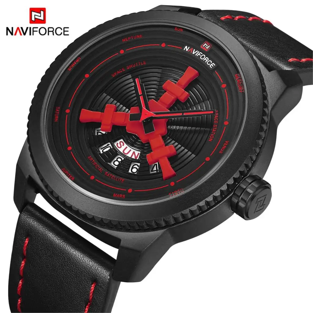 NAVIFORCE горячая Распродажа брендовые новые часы мужские модные спортивные с датой