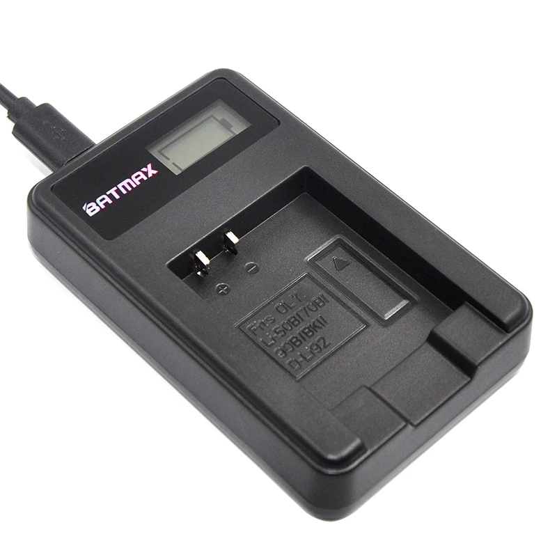 ЖК дисплей USB зарядное устройство для Olympus Li 50B 70b li 90b D LI92 аккумулятор Pentax X70 Stylus 1010