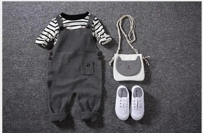 От 1 до 5 лет осенняя одежда для мальчика ясельного возраста детские трикотажные