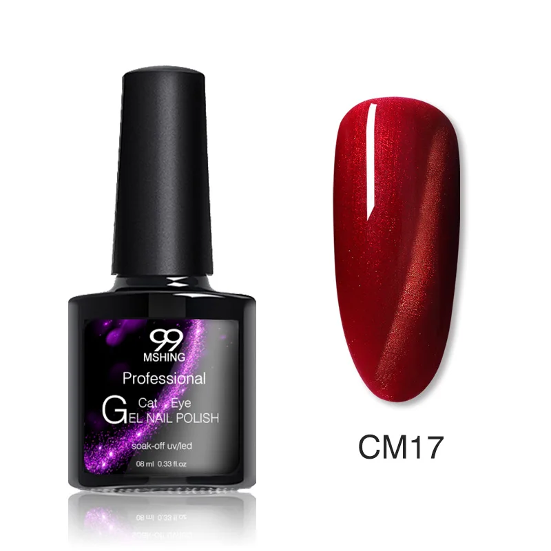 CM17 Mshing99 3D кошачий глаз Гель-лак для ногтей vernis Полупостоянный УФ-лак для маникюрный гель для ногтей праймер верхнее покрытие Гель-лак - Цвет: CM17