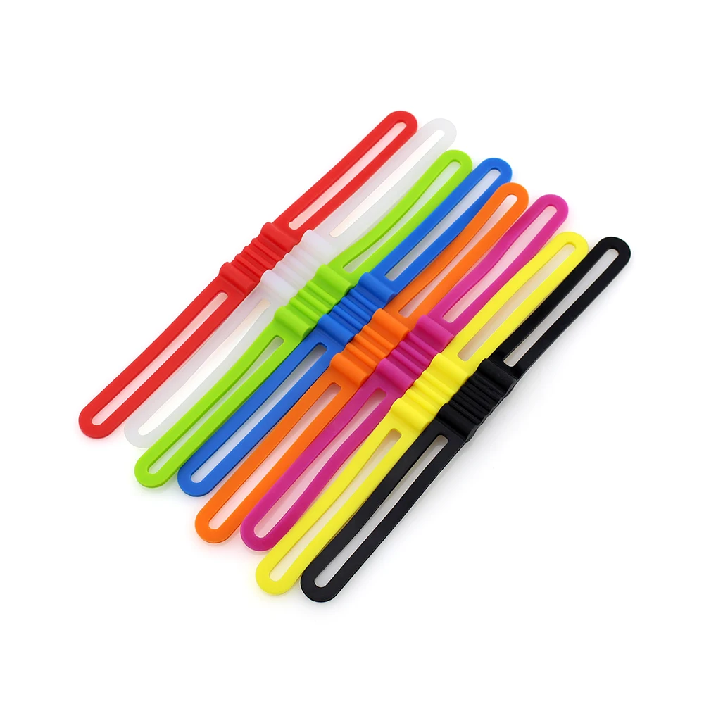 

Силиконовый ремешок для горного и шоссейного велосипеда, Длинный эластичный бинт полосы для телефона и фонарика, держатель велосипедный фо...