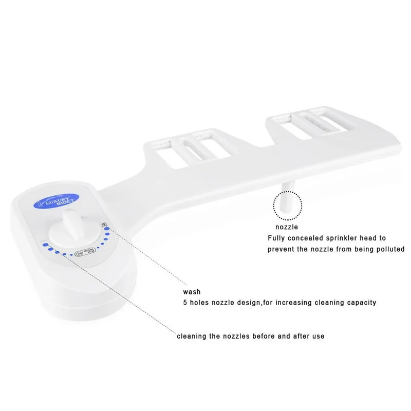 G1/2 ''мытье бедра+ насадка самоочищающаяся функция Bidet4me MB-1000 флэш-вода сиденье для унитаза крепление нет-Электрический