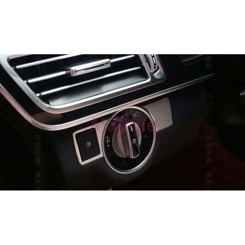 Хром для Mercedes Benz E Class A B old-C GLA CLA ML GL GLK GLE GLS переключатель фар панель отделка