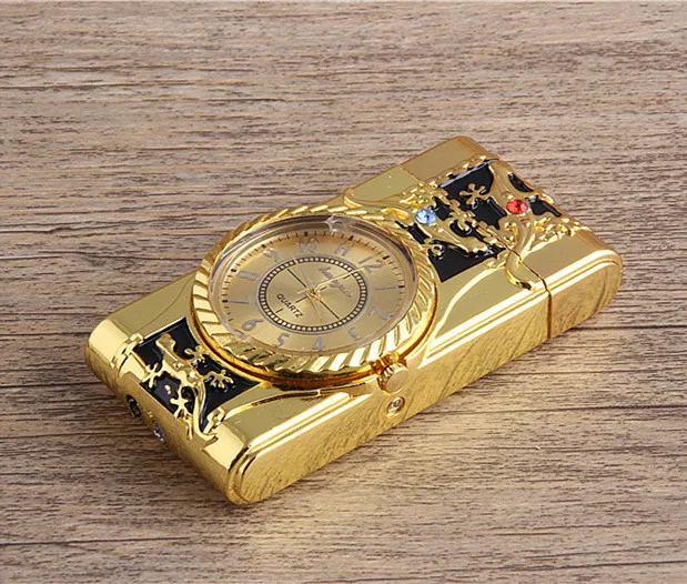 Творческий Многофункциональным Металлический Ветрозащитный Часы Сияющий