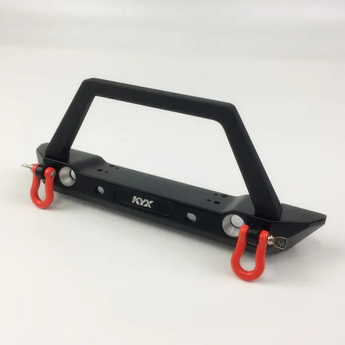KYX Stubby металлический бампер + буксирные скобы светодиодная лампа для TRX 4 SCX10 II HPI FJ