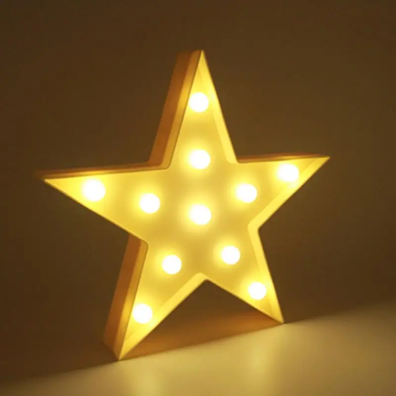 AGM LED ночник Луна Звезда облако огни единорога 3D лампа Новинка Luminaria Marquee письмо