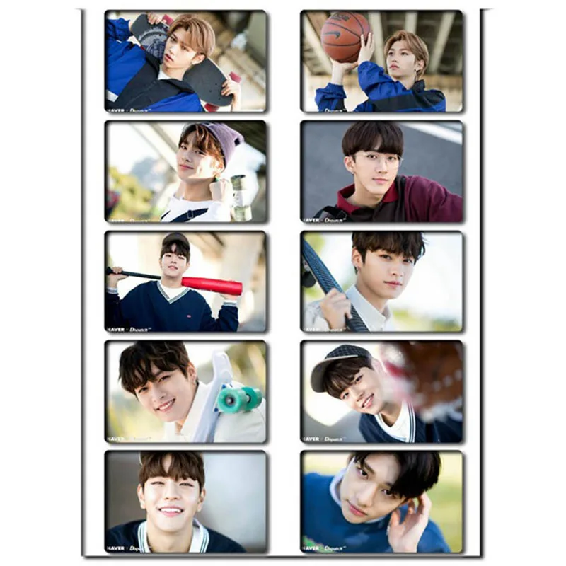 10 шт./компл. KPOP бродячие Детские ломо карты HD фотокарты липкая Фотокарта плакат