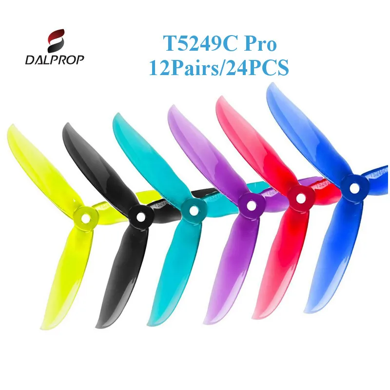 Партия из 12 пар Модернизированный Циклон DALPROP 5 2 дюймов T5249C Pro 5249 3 лопастной