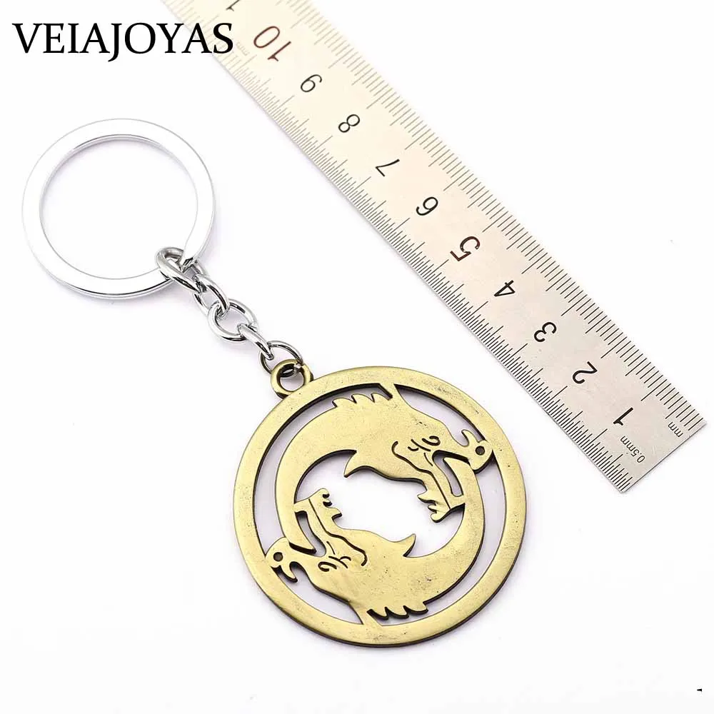 Игра Overwatch брелки для ключей Ханзо Дракон Дартс сплава Keyring Винтаж OW Подвески