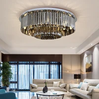 crystal living room lamp modern minimalist crystal lamp personality light luxury crystal ceiling lamp creative led bedroom lamps