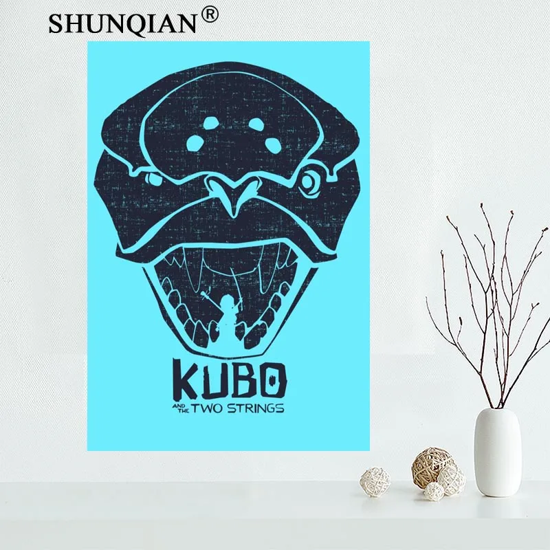 Новый плакат Kubo и the Two string индивидуальный холщовый искусство ткань настенный