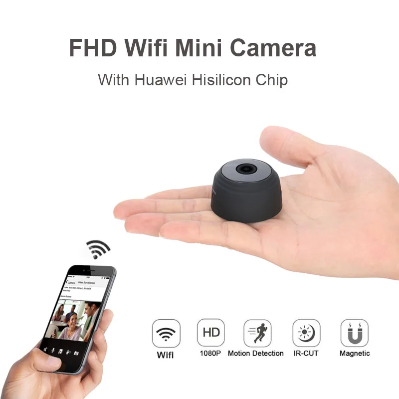 Мини-камера A9 wifi видеокамера Беспроводная HD 1080P P2P камера дистанционного управления инфракрасные лучи для определения движения ночного видения Cop cam Sq11