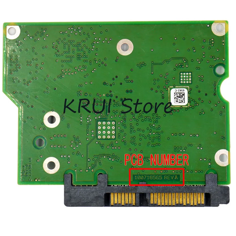 Бесплатная доставка HDD PCB Логическая плата/номер платы: 100716565 REV A|Печатные платы| |