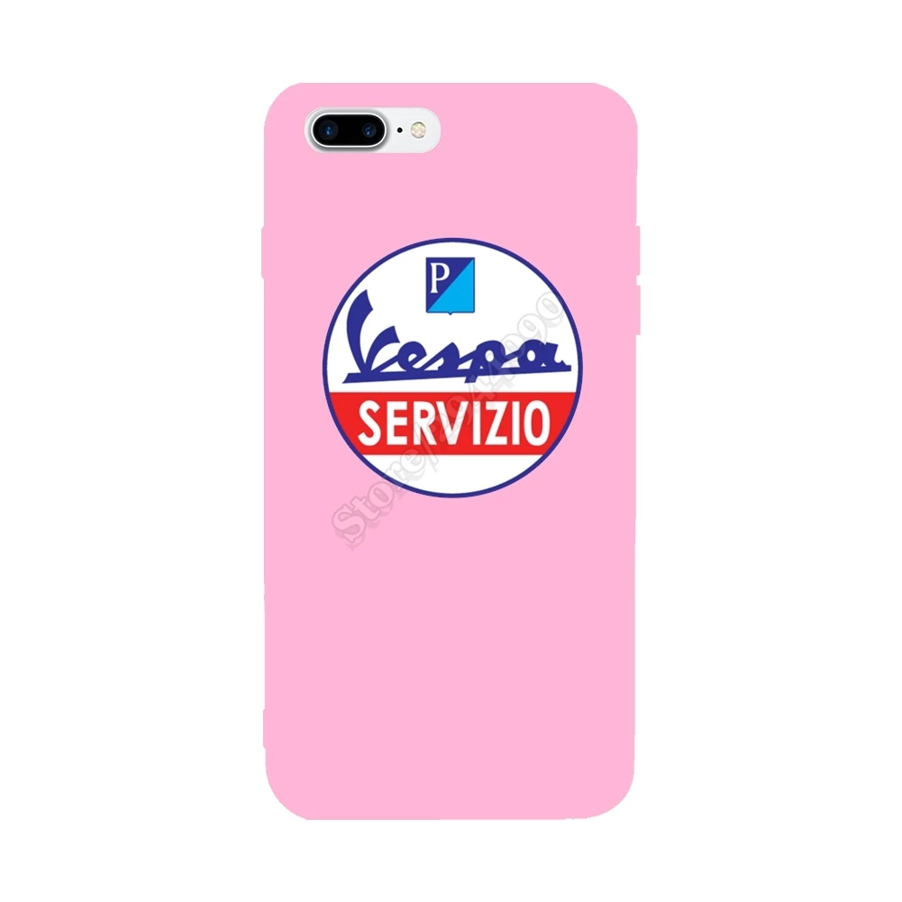 Персонализированные Vespa логотип для Iphone 6 S 7 8 Plus Чехлы хороший Защитные чехлы х
