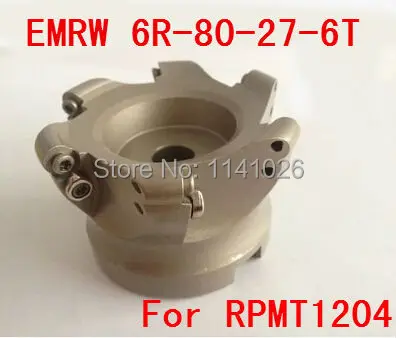 Бесплатная доставка EMRW 6R 80 27 6T Торцевой фрезерный резак с индексируемой плоской