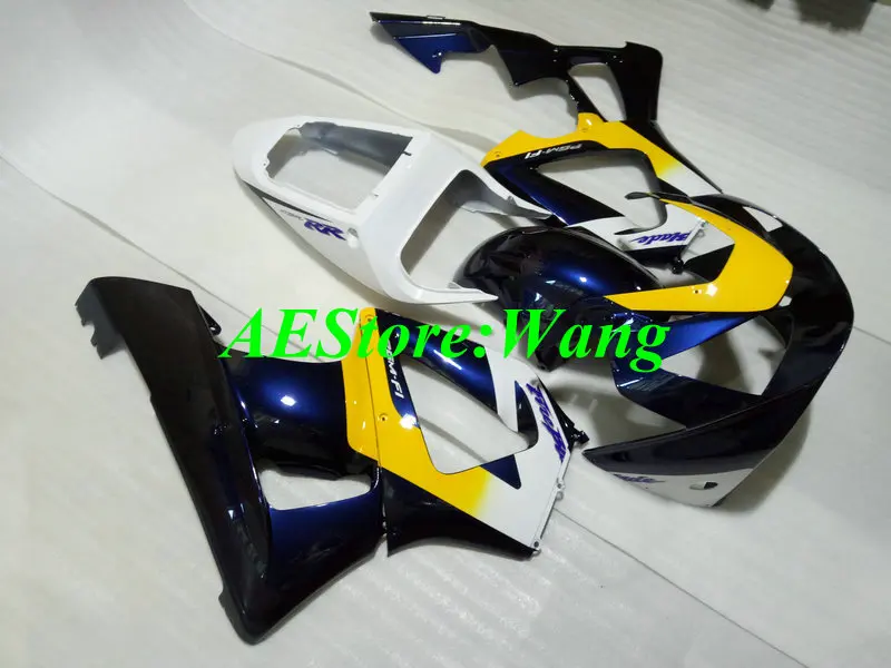 Набор обтекателей для HONDA CBR900RR 929 00 01 CBR 900RR 900 RR 2000 2001 ABS синие белые Обтекатели +