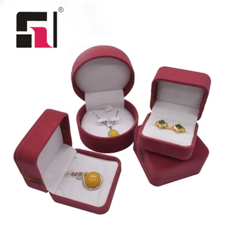 High-quality velvet jewelry box creative ring necklace bracelet pendant marriage proposal packing gift | Украшения и аксессуары