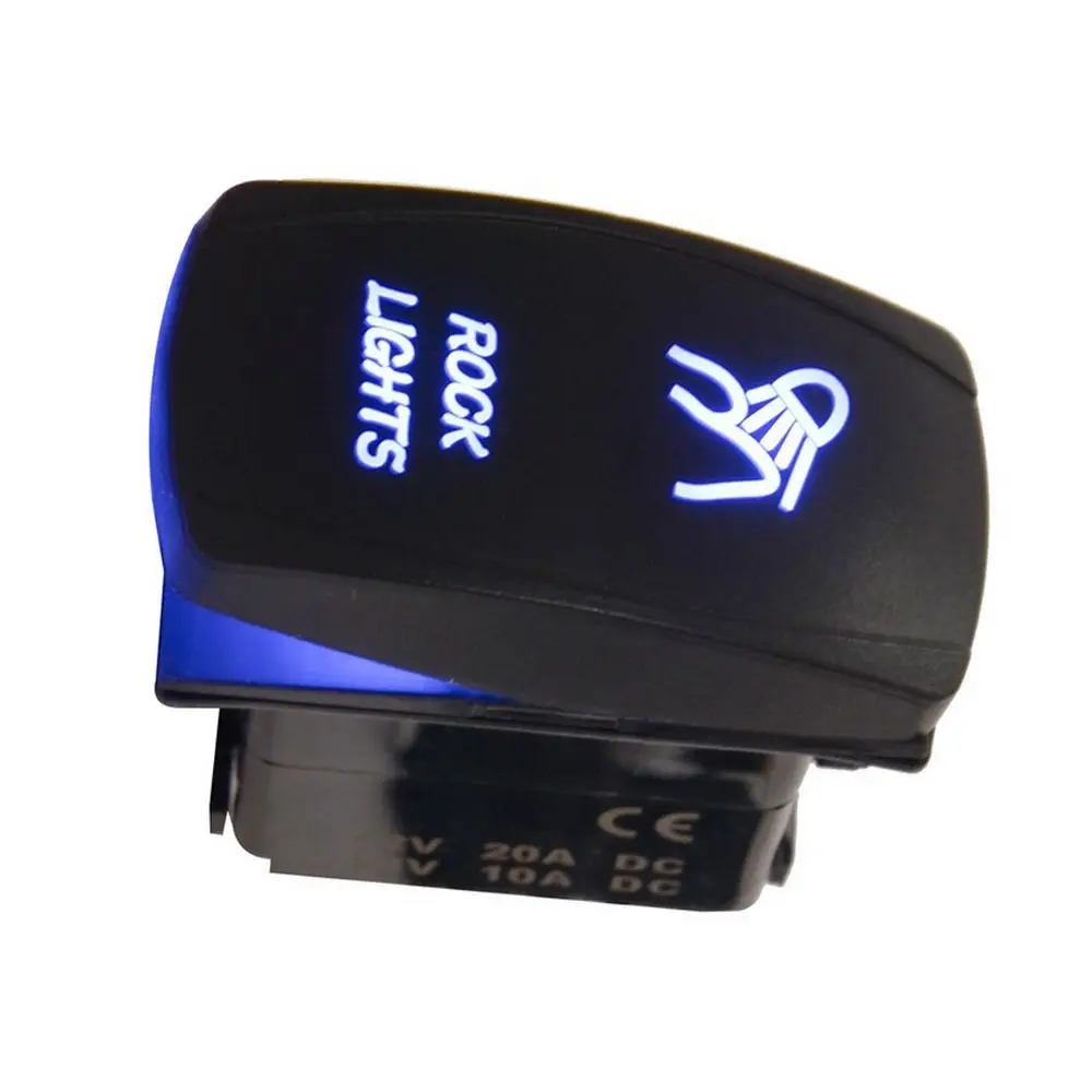 EE support 12V 20A сисветодиодный Автомобильная Водонепроницаемая переключатель рок
