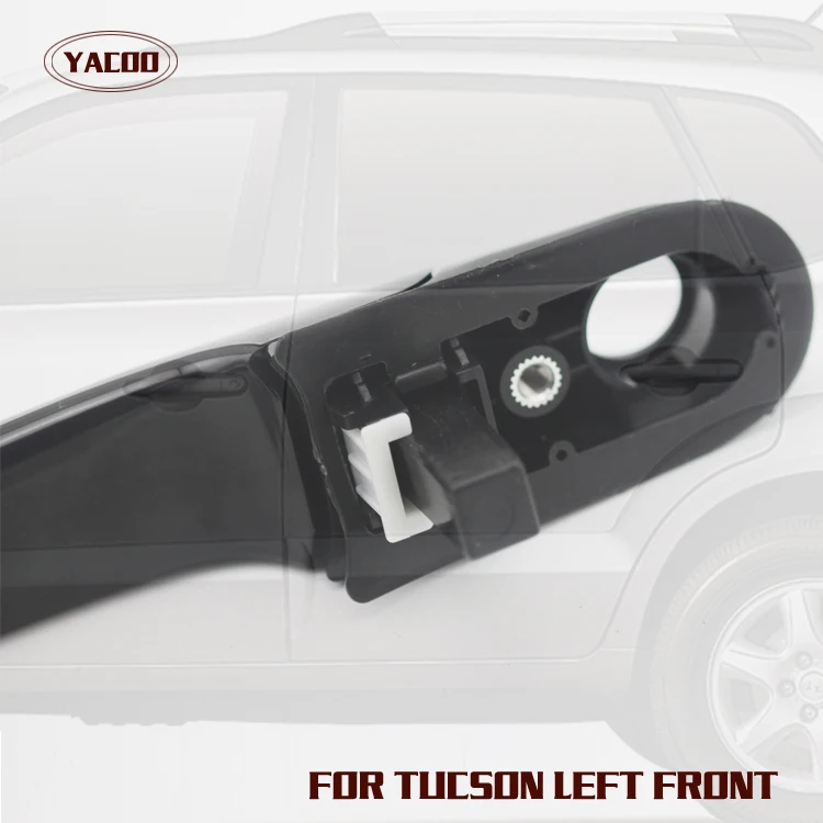 1 шт. передняя левая внешняя дверная ручка для HYUNDAI TUCSON 2005 2009 2006 2007 2008 2009|door handle|outside