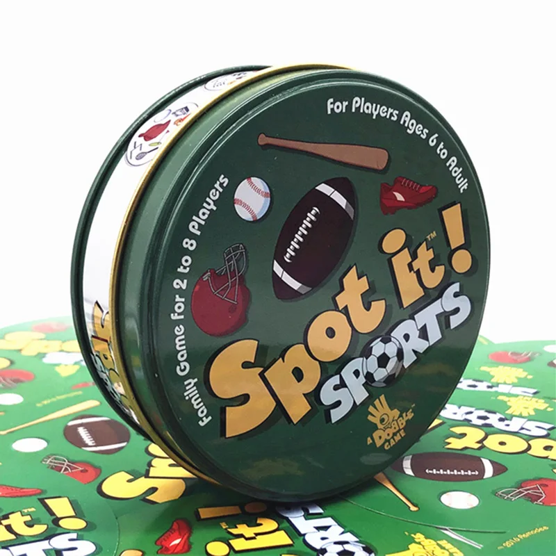 Настольные игры для семьи взрослых и детей карточная игра Spot It вечеринка