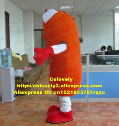 Sausage Wurst Ham Banger Gammon Mascot Costume Adult Cartoon Character Outfit Suit Hat Consists Of Four Parts zz4228 | Тематическая