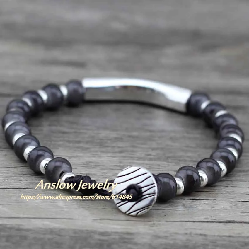 Anslow модные ювелирные изделия Новое поступление очаровательный кожаный браслет