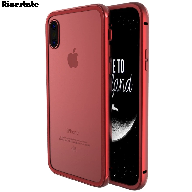 Металлический бампер защитный чехол для iphone X XS XR MAX 5 5s 6 6s 7 8 Plus круглая