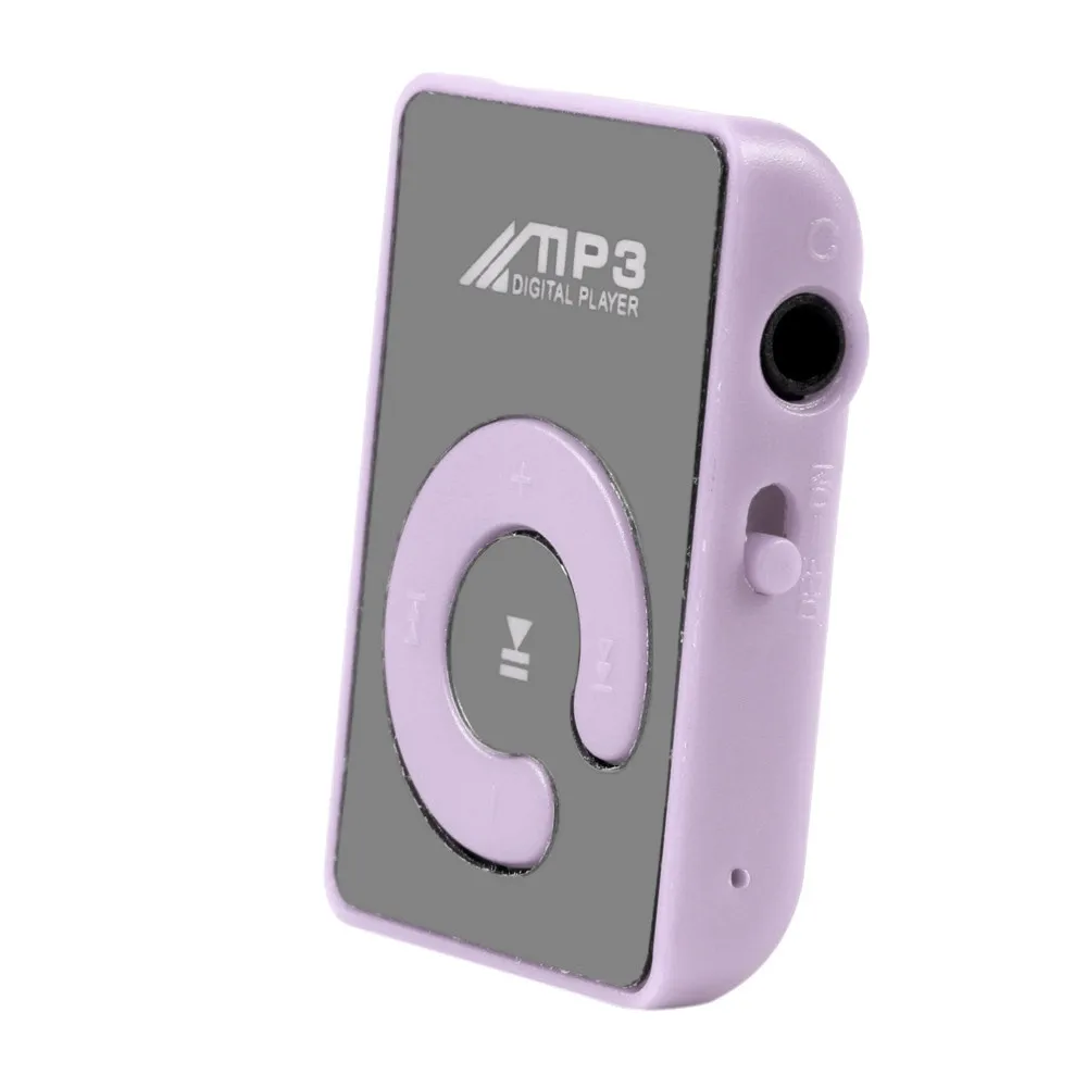 WINBOB Hifi мини-клип цветочным узором MP3 плеер Media Поддержка Кабель Micro SD карты памяти