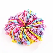 AKWZMLY – bandeau élastique pour cheveux, mignon, couleur bonbon, enfants, étoile, lapin, cœur, accessoires pour filles, 100 pièces/lot  (1)