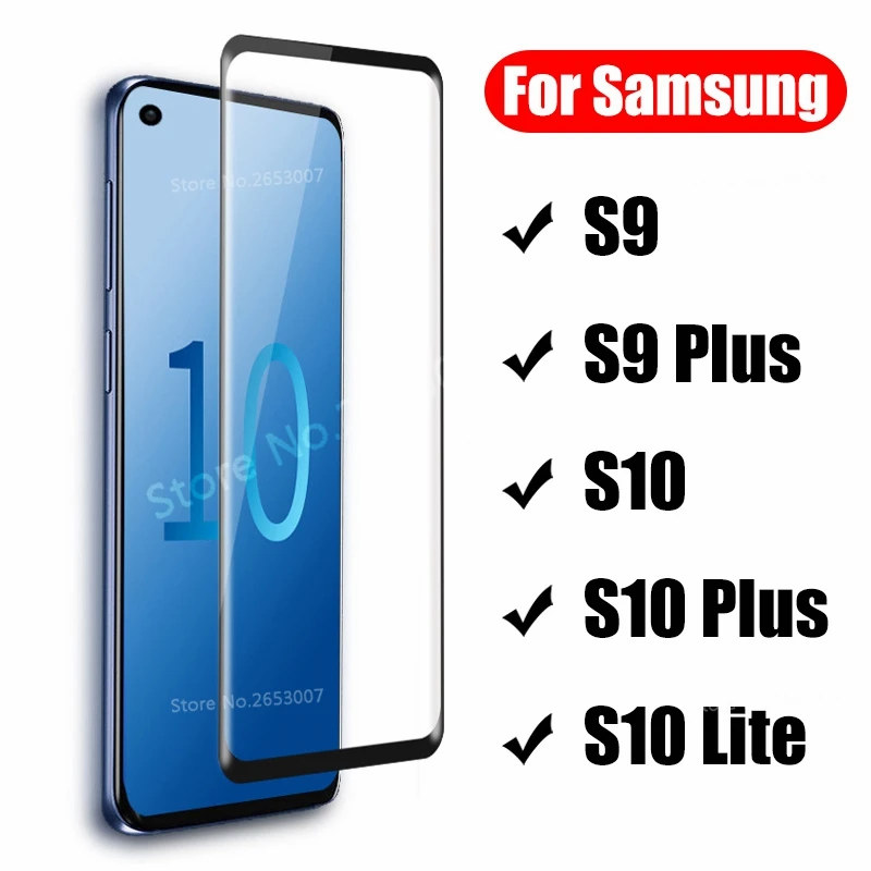 3D полное покрытие Стекло для samsung Galaxy S10e M10 M20 A9S A8S A7 J4 J6 J9 плюс Экран протектор чехол для S10 Lite J7 пленка