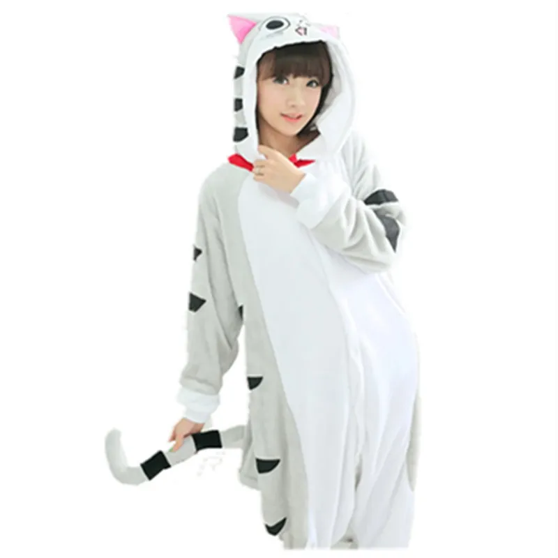 Фланель милый дом Чии Home Сыр cat цельные Косплэй взрослый костюм карнавальный