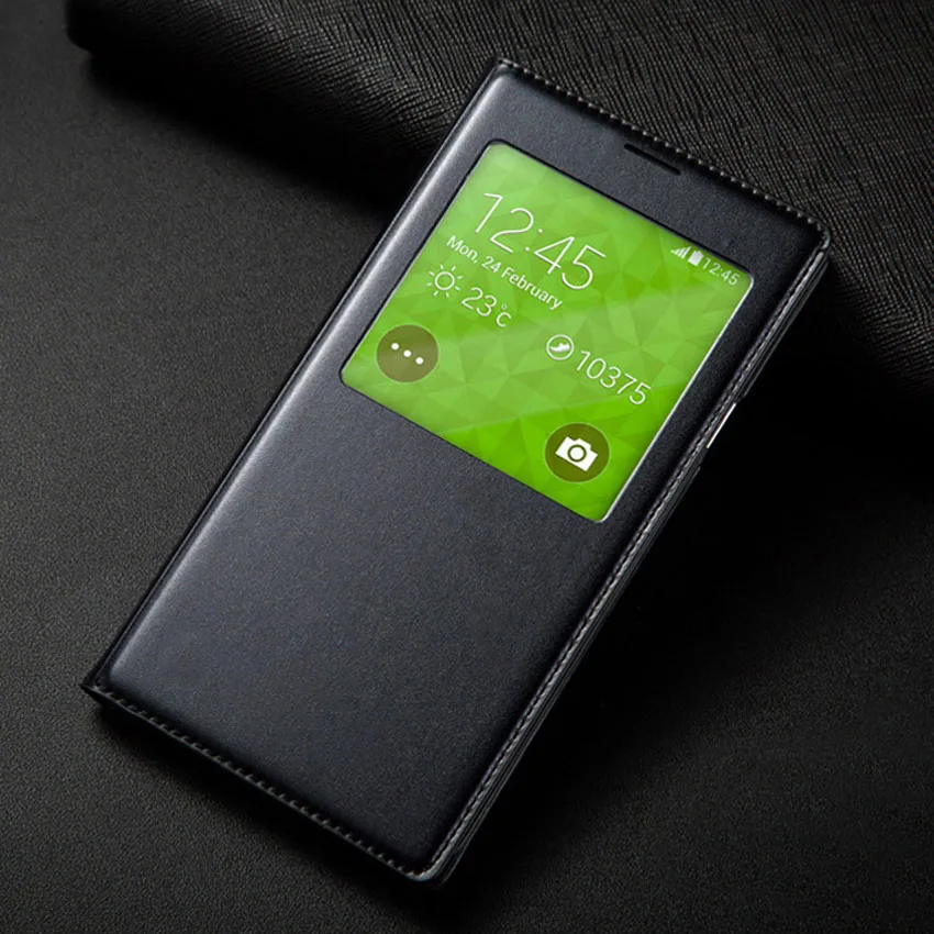 S5 Mini без оригинального чипа чехол для телефона кожаный флип-чехол Samsung Galaxy G800 G800F