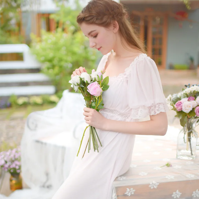 2019 Для женщин летние дамы в викторианском стиле стильная с короткими рукавами