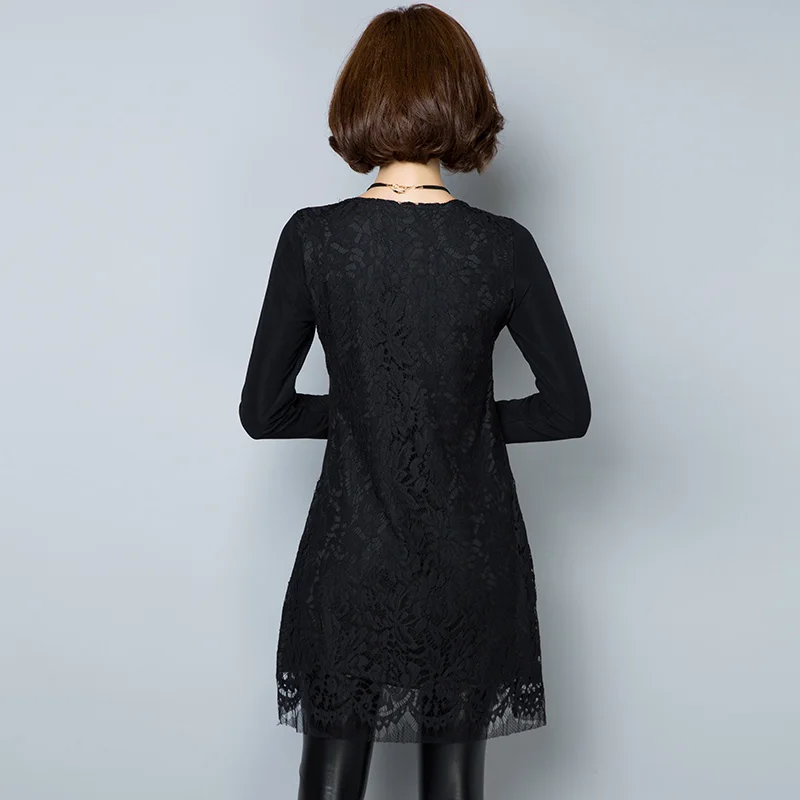 5xl плюс большие размеры женская одежда 2018 весна осень зима корейский vestidos тонкий