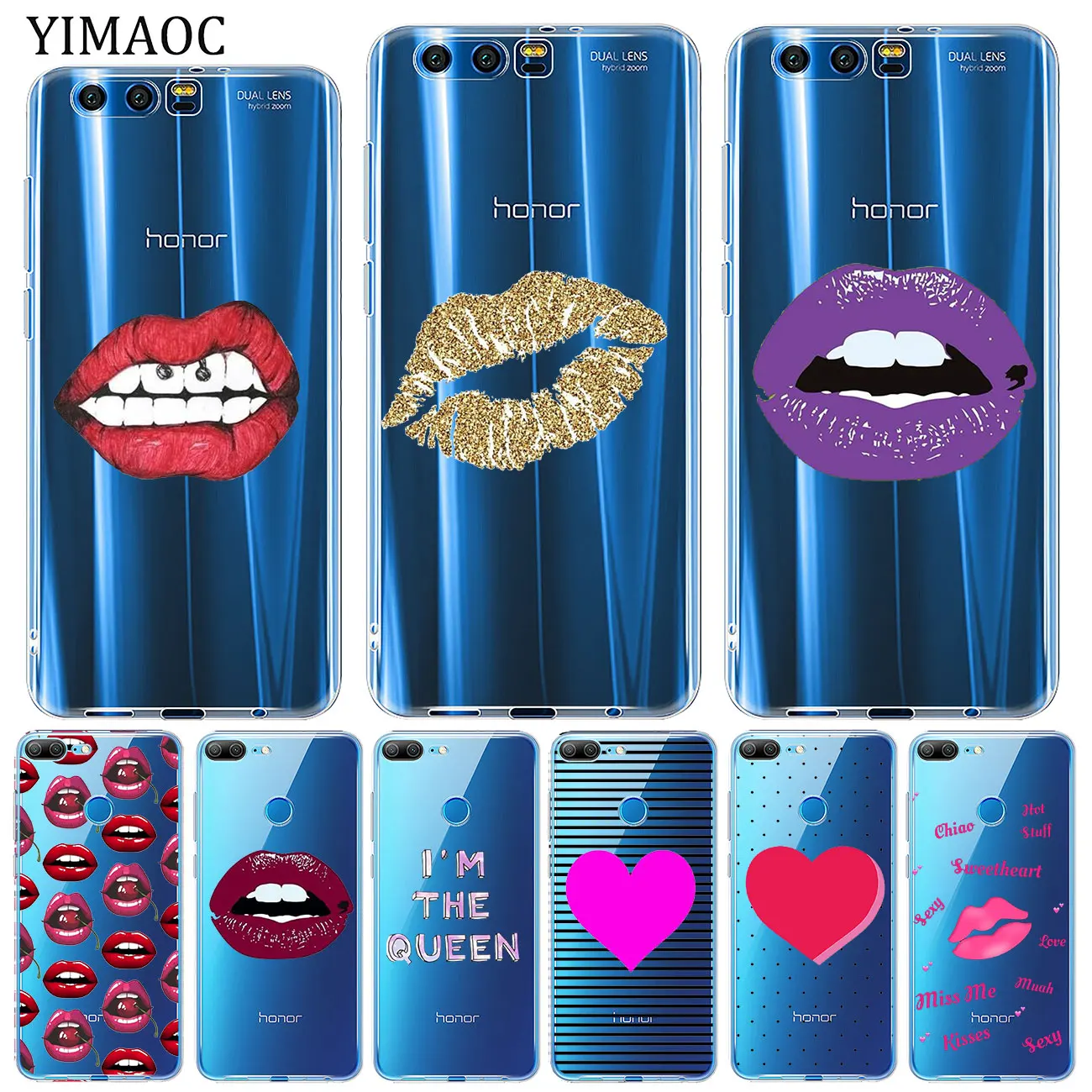 Мягкий силиконовый чехол для Huawei Y9 Y7 Y6 Prime 2018 Honor 20 10 9 9X 8C 8X 8 Lite 7X 7C 7A Pro tpu|Бамперы| |