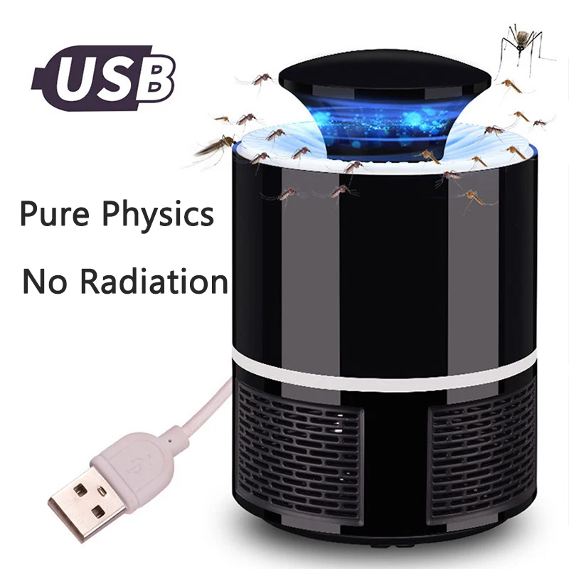 Москитный убийца USB Электрический москитный лампа фотокатализатор бесшумный