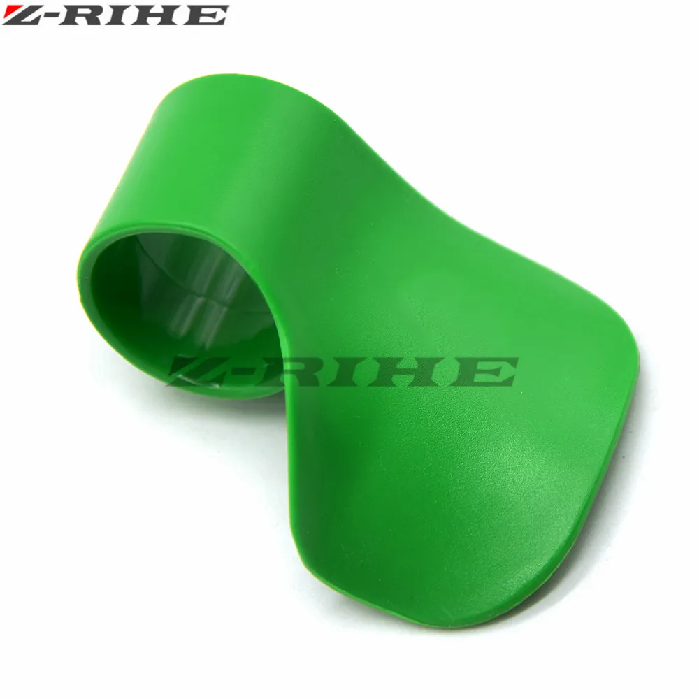 green Для kawasaki z750 r3 Z800 R1 R6 mt 07 mt09 мотоцикл дроссельная заслонка ручка зажимы для клипс дроссельная заслонка зажим круиз помощь ручки управления - Цвет: green