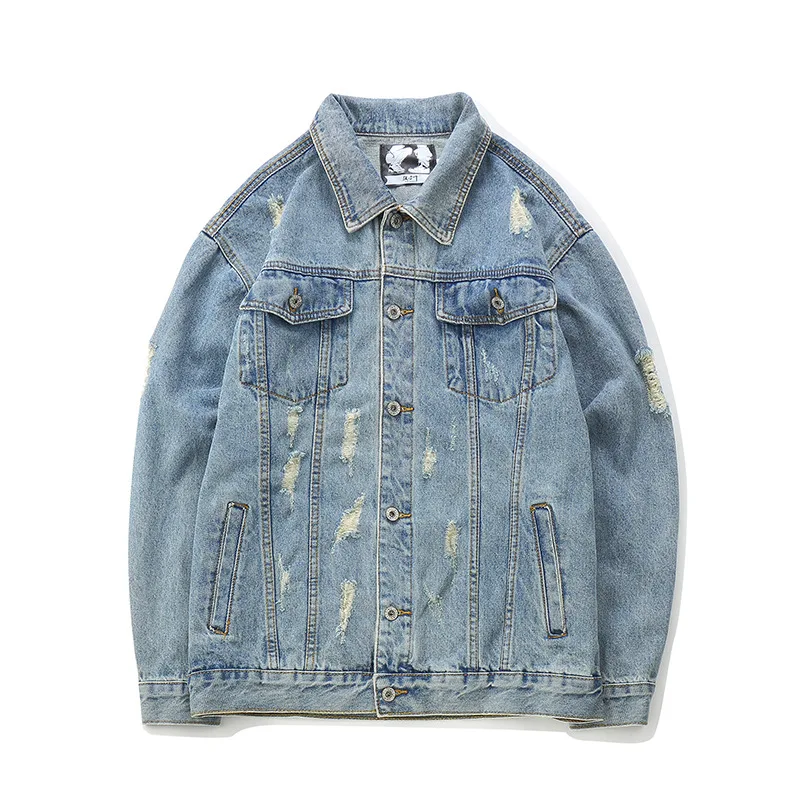 Череп Рок жест забавная Футболка с принтом Джинсовые куртки человек мыть