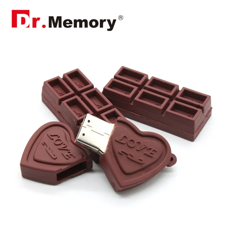 Милая шоколадная любовь USB флэш накопитель 128 м 4 ГБ 8 16 оперативной памяти 32 Гб