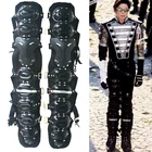 Горячая Бесплатная доставка EMS MJ Майкл Джексон звезда Военная история панк тизер Германия полный комплект курткаАмурперчатки ручной работы подарок