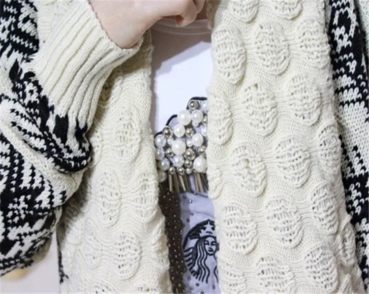 2019 Autumn and Winter Cardigan Fashion Women Sweater Big Casual Knitting outwear 3 colors sweater plus size |
