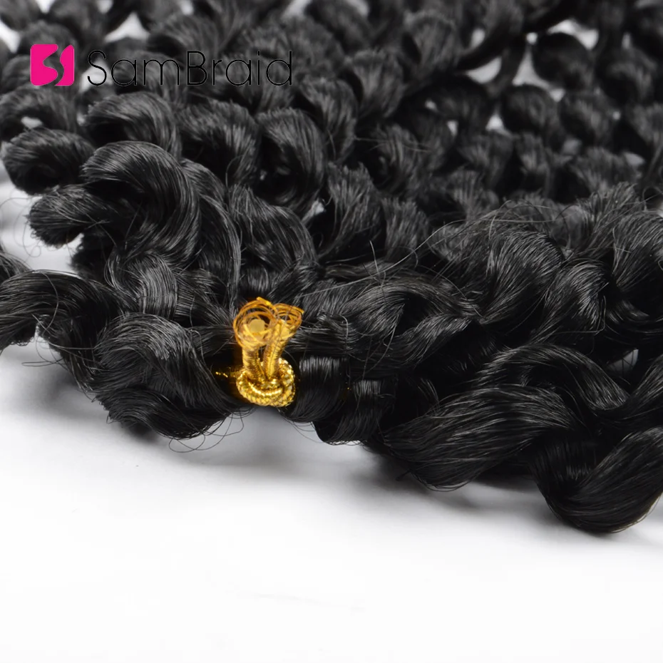 SAMBRAID 18 дюймов страстные весенние крученые волосы вязанные крючком косы