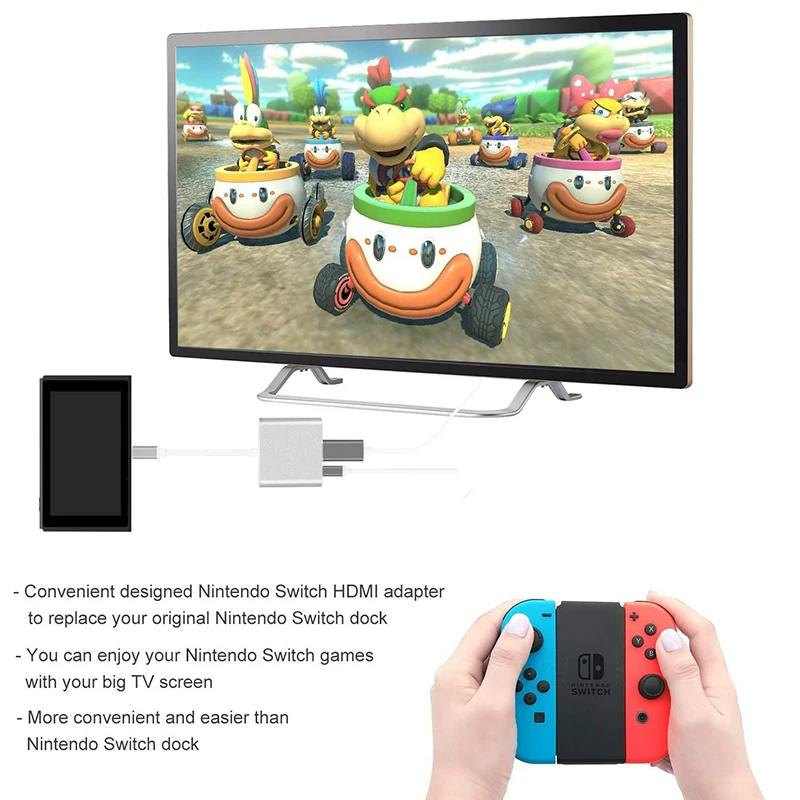 Type-c to HDMI Charging Adapter Converter USB-C 3.1 Hub MacBook Pro Pixel Mate10 S8+ S9 Plus Nintend Switch mini Dock TV | Электроника